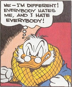 Dagobert Duck hates everybody - 40 procent afmeting
